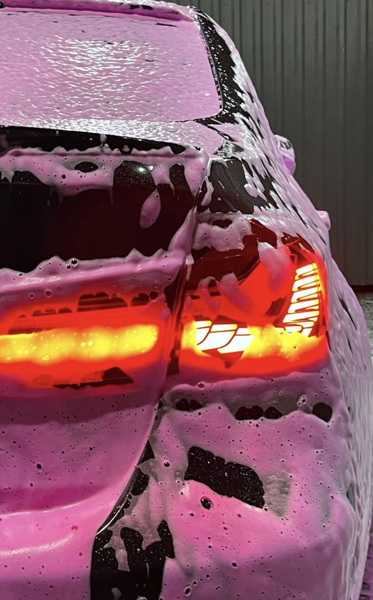 Car wash in action